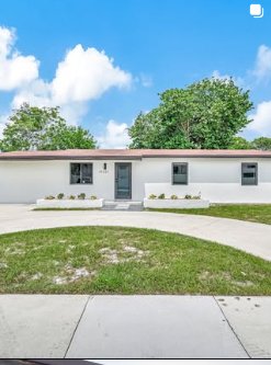 Casa de un piso renovada en el Sur de Florida