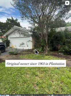 Casa en Plantation, FL, del mismo dueño desde 1964